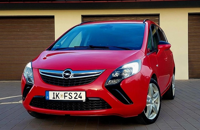 Opel Zafira cena 27500 przebieg: 204346, rok produkcji 2012 z Nisko małe 106